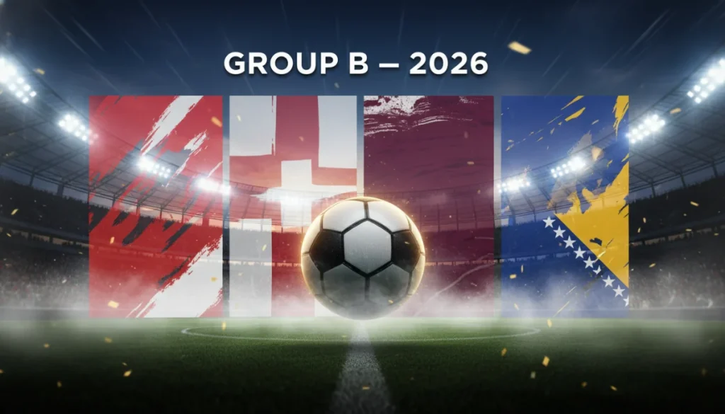 2026 Dünya Kupası B Grubu: Kanada, İsviçre, Katar ve Bosna Hersek’in Mücadelesi