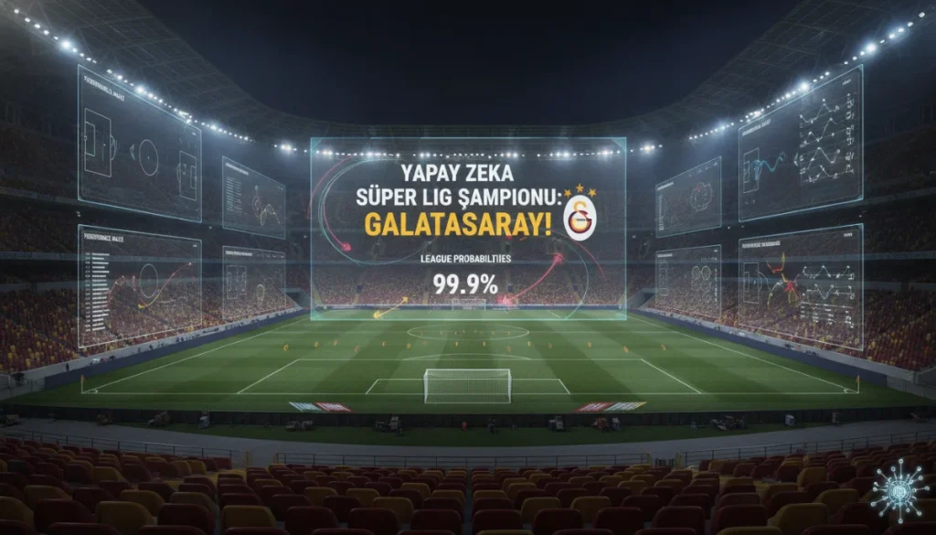 Yapay Zeka Süper Lig Zirvesinde Galatasaray’ı İşaret Etti